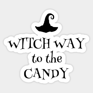 Witch Way to the Candy Sticker